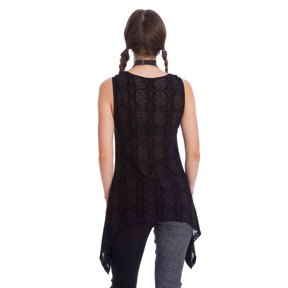 Banned - CIRCLE FLOCK Ärmelloses Top - Schwarz